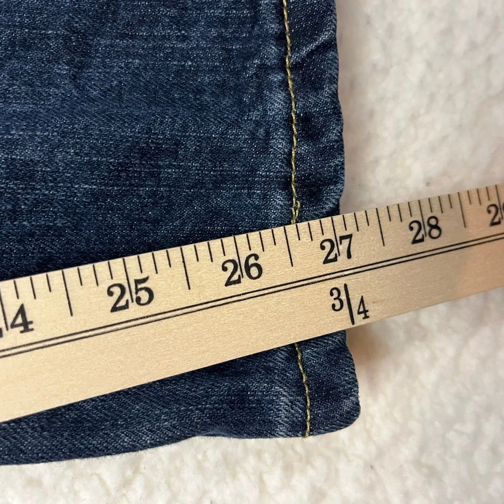Wrangler Boys Blue Denim Jeans Size 16 Husky Bootcut 6BRHWFN Dark Wash‎ Mens